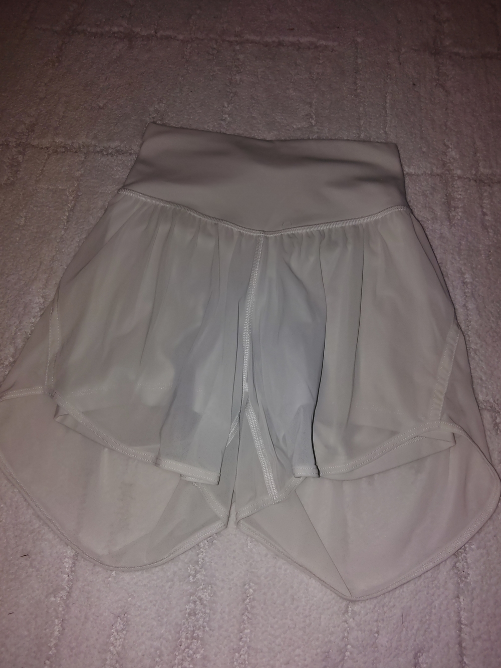 lululemon athletica White Layered Skort Shorts